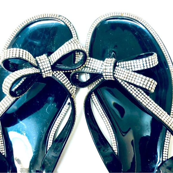 Nicole Miller Rhinestone Sandals - Picture 4 of 12